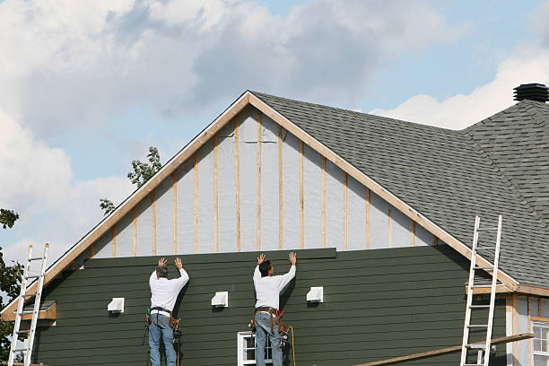 Professional Emergency Siding Repair technician working in Glenmoore, PA
